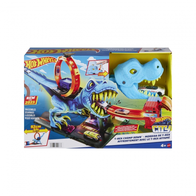 HOT WHEELS игровой комплект «‎Динозавр T-Rex Chomp Dow | XS Žaislai