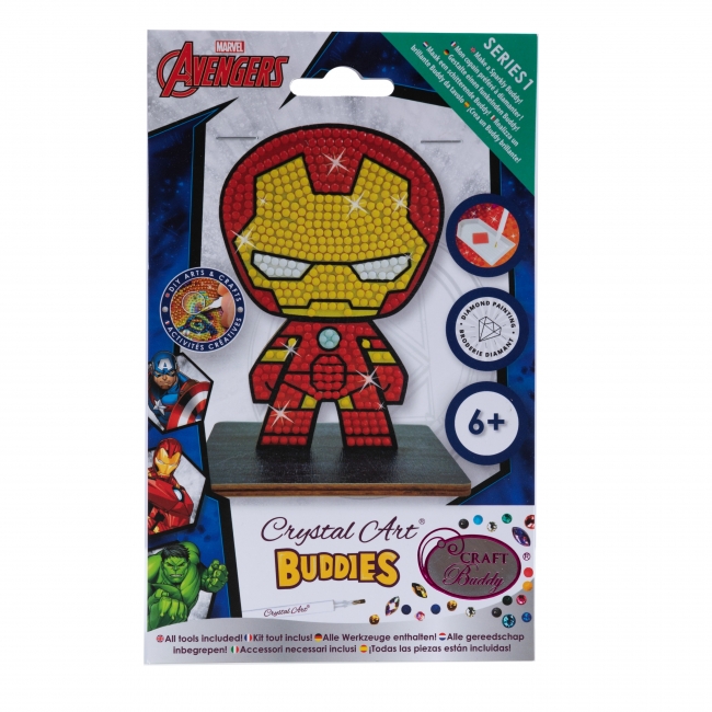 MARVEL CRYSTAL ART Figūrėlė „Geležinis žmog | XS Žaislai MARVEL CRYSTAL ART Figūrėlė „Geležinis žmog | XS Žaislai