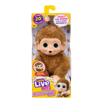 LITTLE LIVE PETS Interaktyvi bezdžionėlė | XS Žaislai | XS Žaislai
