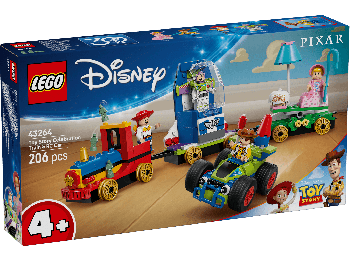 LEGO Disney „Žaislų istorijos“ šventinis traukinys ir RC