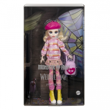 MONSTER HIGH X Wednesday lėlė Trečiadienė, 27 | XS Žaislai